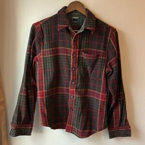 Todd Snyder Guide Flannel Red Plaid Shirt - Men’s Small